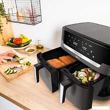 Аэрогриль (аэрофритюрница) Tefal Dual Easy Fry EY942BE0