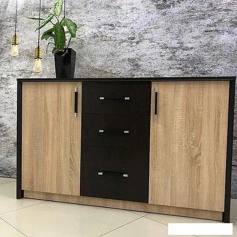 Комод Империал Эшли 136 (венге-дуб сонома)