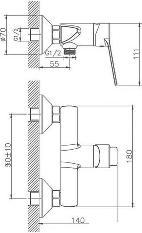 Гигиенический душ Haiba HB55559