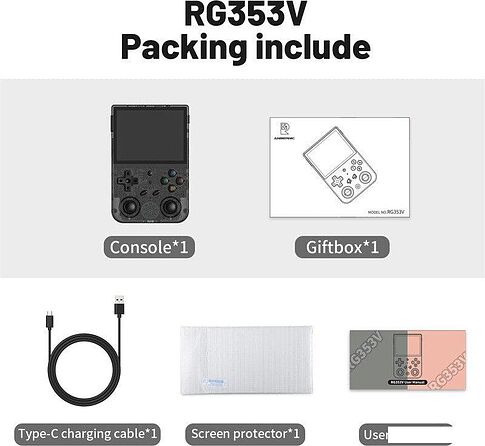 Игровая приставка Anbernic RG353V 64GB/128GB (черный)
