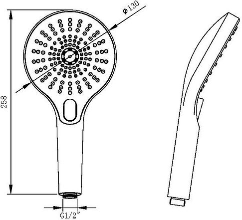 Душевая лейка Maxonor Pure Life PL21