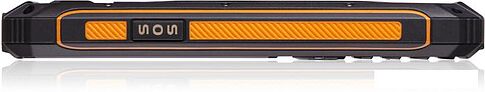 Кнопочный телефон F+ R280 (черный/оранжевый)