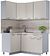 Готовая кухня Интерлиния Мила Лайт 1.2x1.6 (персидский жемчуг/персидский жемчуг/травертин серый)