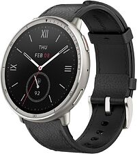 Умные часы Amazfit Active 2 Premium (серебристый, с черным кожаным ремешком) Умные часы Amazfit Active 2 Premium (серебристый, с черным кожаным ремешком)