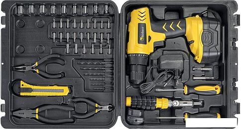 Дрель-шуруповерт Kolner KCD 14.4MA (с 2-мя АКБ, кейс, набор принадлежностей)