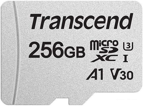 Карта памяти Transcend 300S 256GB (с адаптером)
