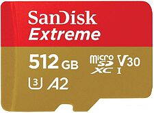 Карта памяти SanDisk Extreme SDSQXA1-512G-GN6MA 512GB (с адаптером) Карта памяти SanDisk Extreme SDSQXA1-512G-GN6MA 512GB (с адаптером)