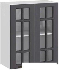 Шкаф навесной Трия Лина 1В6С (графит)