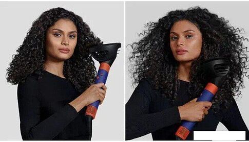 Фен-стайлер Dyson Airwrap Complete Long HS08 i.d. Diffuser (евровилка, яшмовая слива)