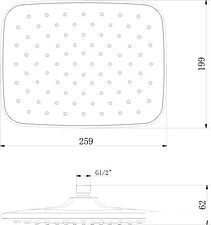 Верхний душ Lemark LM8133C