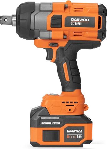 Гайковерт Daewoo Power DAX 8021Li Set (с 1-им АКБ, кейс)