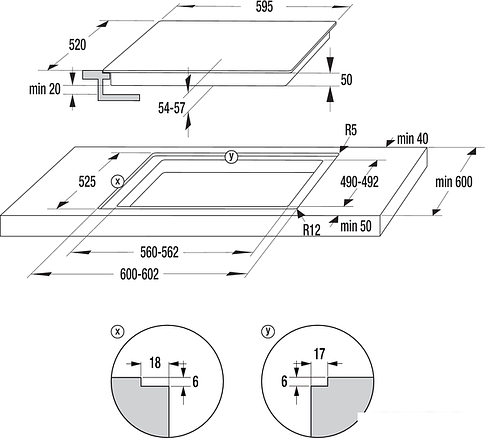 Варочная панель Gorenje ECT643BSC