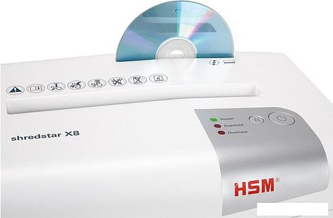 Шредер HSM ShredStar X8 (4.5x30) (белый)