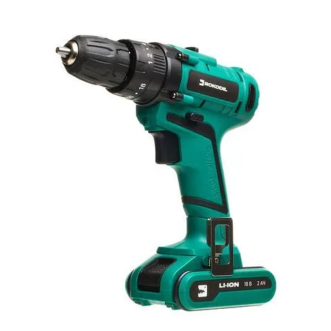 Ударная дрель-шуруповерт Rokodil Twist 2 Pro Impact 1045942 (с 1-им АКБ, кейс)