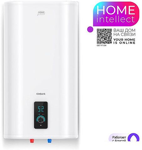 Накопительный электрический водонагреватель Timberk Home Intellect T-WSS30-N77-U-WF