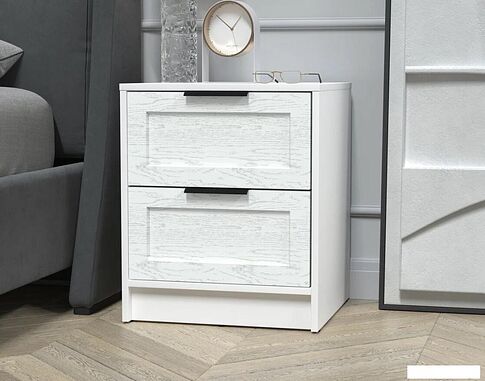 Тумба Интерлиния Концепт Тренд КТ-ТК1-57 (белый платинум/дуб полярный)