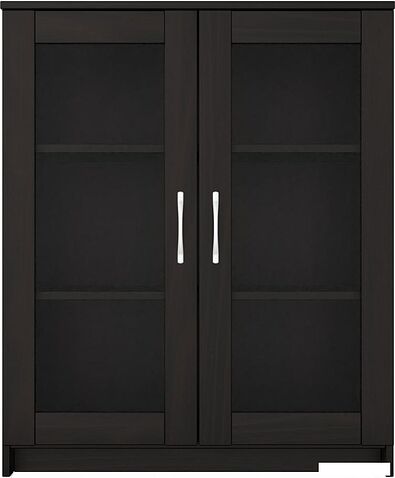 Тумба Mio Tesoro Сириус 2 двери со стеклом 78x95 2.02.03.360.5 (дуб венге)