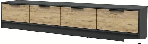 Тумба Интерлиния ТВ Концепт КТ-ТВ4-35 (дуб золотой/антрацит)