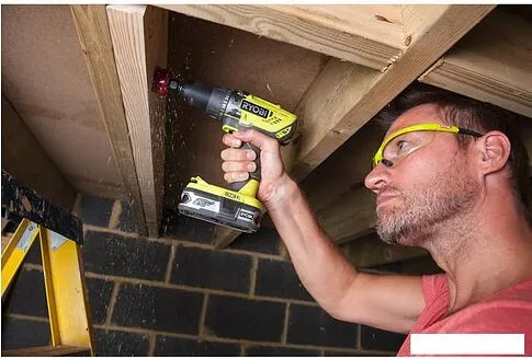 Дрель-шуруповерт Ryobi R18PD3-0