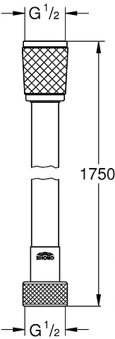 Душевой шланг Grohe Relexaflex 45992001
