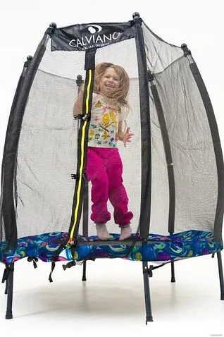 Батут Calviano Master Smile Elastic Band 140 см - 4.5ft (на резинках)
