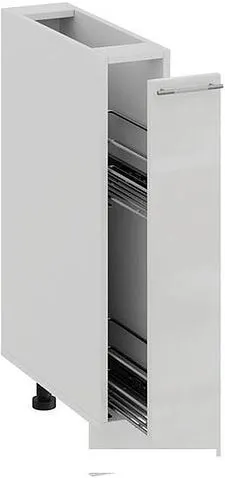 Шкаф напольный Трия Весна 1Н15К (белый глянец)