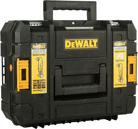 Угловая дрель DeWalt DCD740NT-XJ (без АКБ, кейс)