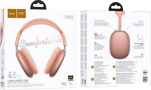 Наушники Hoco W65 (оранжевый)
