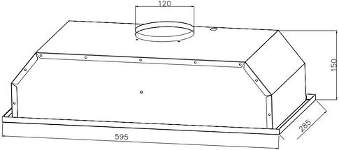 Кухонная вытяжка Weissgauff Box 600 White