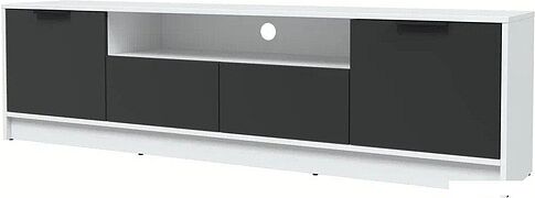 Тумба Интерлиния ТВ Концепт КТ-ТВ4-50 (антрацит/белый платинум)