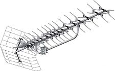 ТВ-антенна РЭМО Bas X1174 Midi-5V
