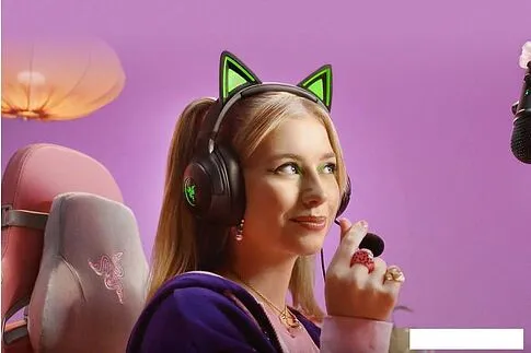 Наушники Razer Kraken Kitty V2 (черный)