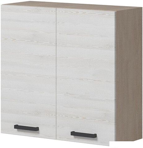 Шкаф навесной Genesis Мебель Алиса навесной Лофт 800 сушка (дуб сонома/сосна белый)