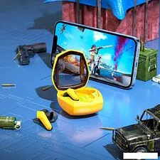 Наушники Hoco EW28 (черный/желтый)