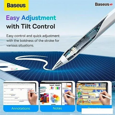 Стилус Baseus Smooth Writing 2 Series Dual Charging Stylus (Active Wireless Version)