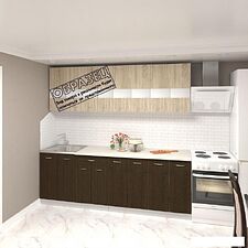 Кухня Кортекс-мебель Корнелия Экстра 2.3м (дуб сонома/марсель)