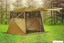 Кемпинговая палатка Higashi Pyramid Camp Olive Кухня-шатер 03462