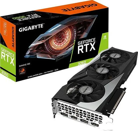 Видеокарта Gigabyte GeForce RTX 3060 Gaming 12G GV-N3060GAMING-12GD