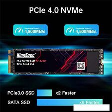 SSD KingSpec PCle 4.0 XF Series 2TB