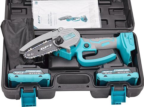 Аккумуляторная пила GPT GBC-M1804A-22 (с 2-мя АКБ, кейс)