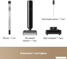 Вертикальный моющий пылесос Dreame G12 Pro Wet and Dry Vacuum HHR32A (евровилка, черный)