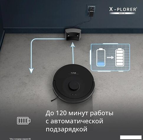Робот-пылесос Tefal X-plorer Serie 85 RG87C5WH