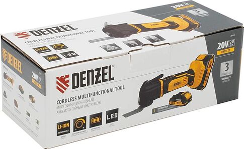 Реноватор Denzel CMTH-20 (с 1-им АКБ)