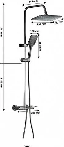 Душевая система  Ekko E2502-8