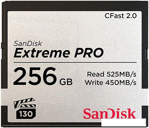 Карта памяти SanDisk Extreme PRO CFast 2.0 SDCFSP-256G-G46D 256GB Карта памяти SanDisk Extreme PRO CFast 2.0 SDCFSP-256G-G46D 256GB