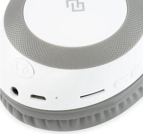 Наушники Digma BT-15 (белый/серый)