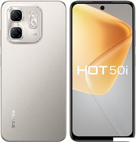 Смартфон Infinix Hot 50i X6531B 6GB/128GB (серый титан)
