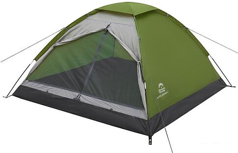 Треккинговая палатка Jungle Camp Lite Dome 3 (зеленый/серый)