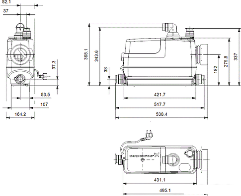 Насос Grundfos Sololift2 CWC-3