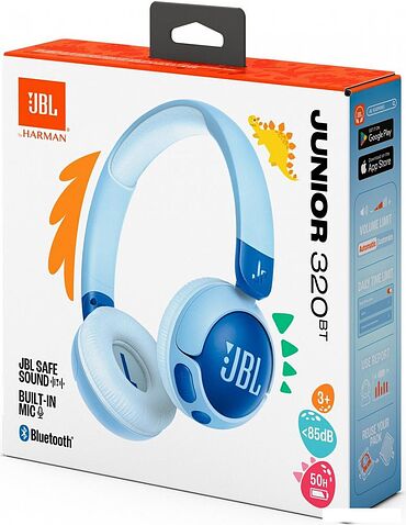 Наушники JBL Junior 320BT (голубой)